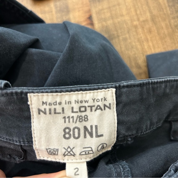 Nili Lotan Carbon Cropped Military Pants - Picture 6 of 8